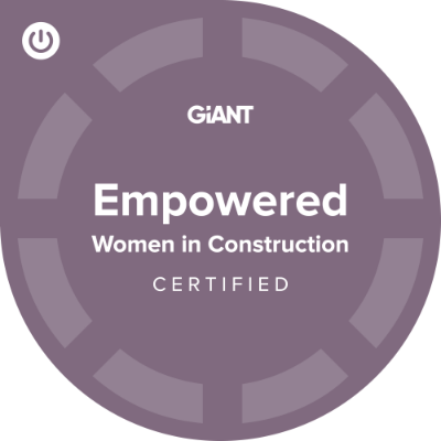 Empowered Women in Construction badge
