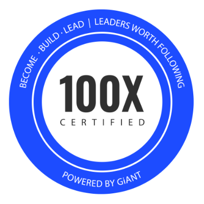 100X Leader Certified badge