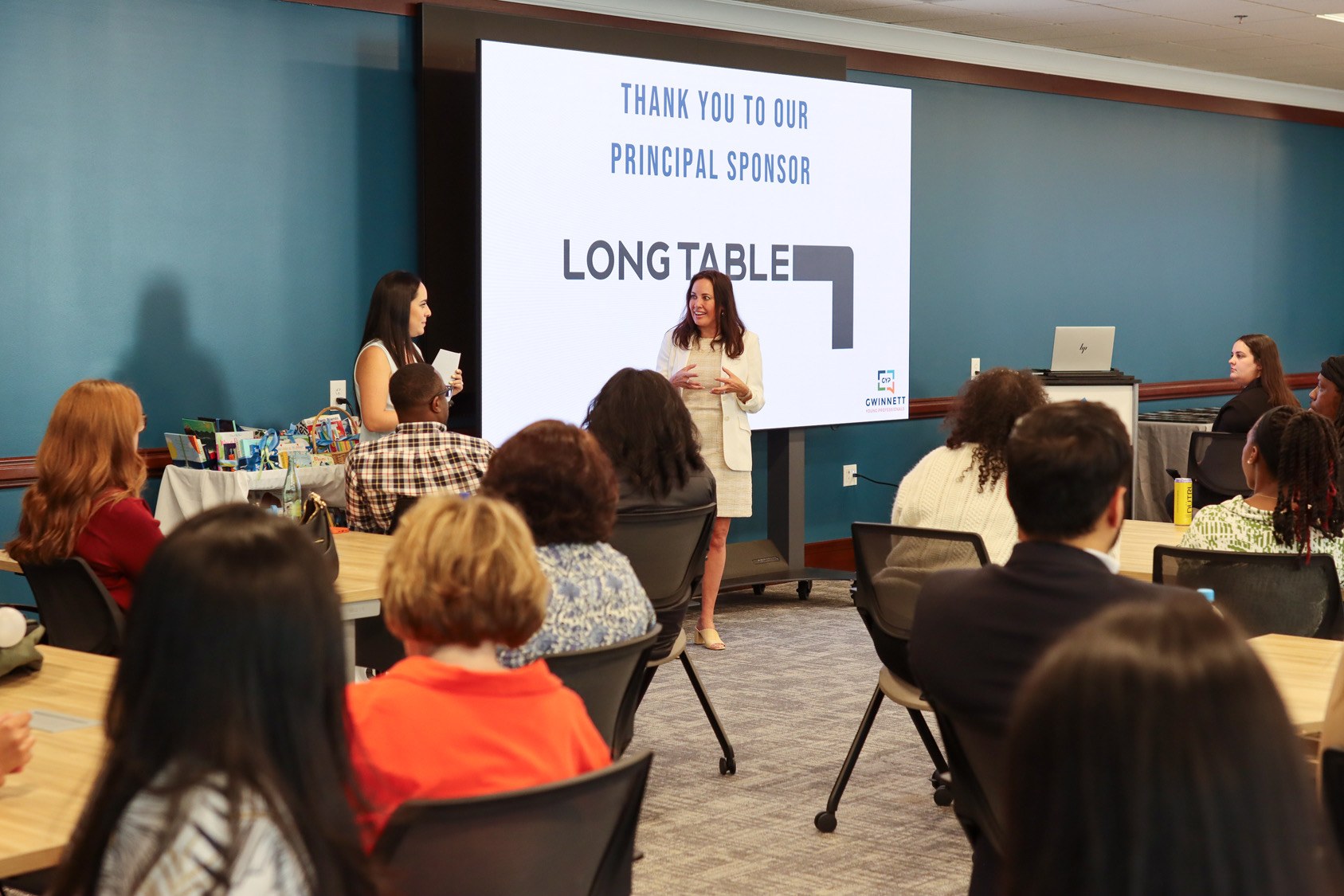 Linnea Miller recognized as principal sponsor at the Gwinnett Young Professionals Journey Program